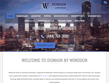 Tablet Screenshot of domainbywindsor.com